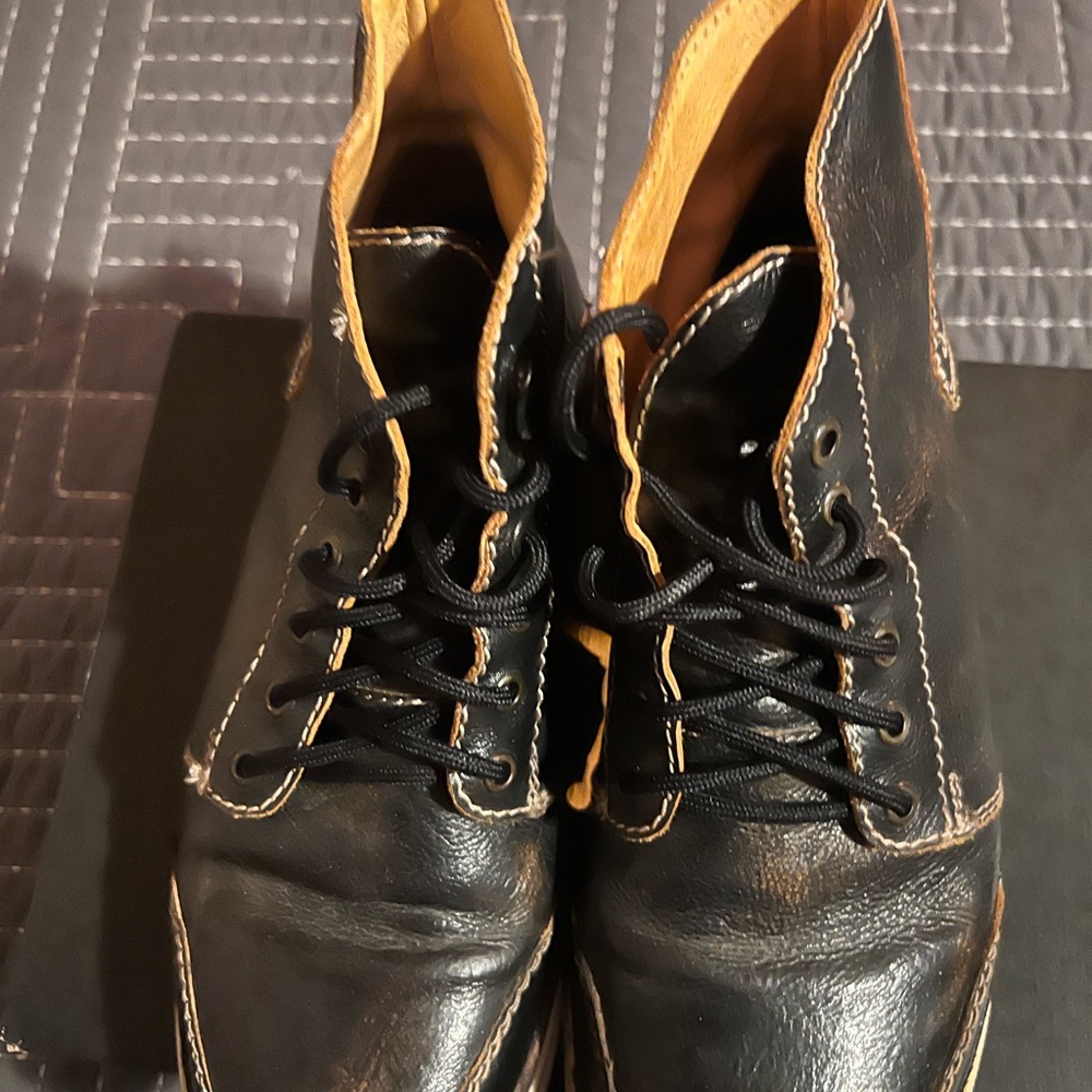 Bed Stu Duke lace up boot Sz 8 - Picture 3 of 5